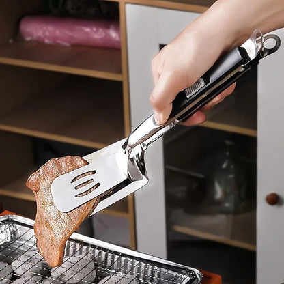 304 Stainless Steel Steak Clip And BBQ Spatula Tool 3