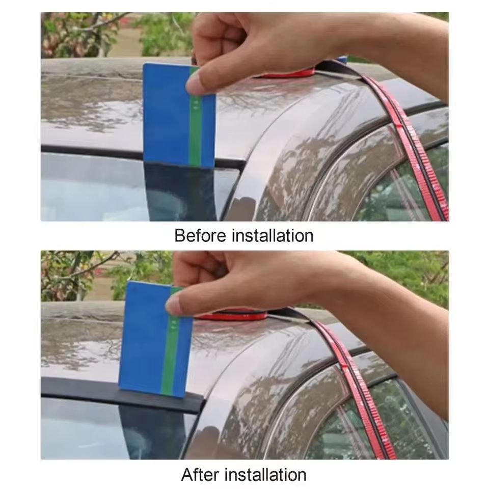 Car Window Sealant Protector Strip  Noise Insulation And Soundproof Rubber Edge Sealing Strip For W 3