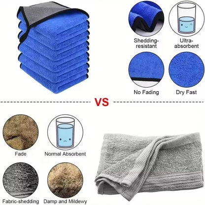 Premium Microfiber Car Washing Towels  Soft QuickDrying  StreakFree 136 Pack 3