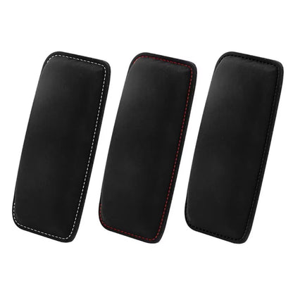 Comfortable Suede Car Knee Pad With Elastic Memory Foam  Auto Cushion  Headrest Accessory 5