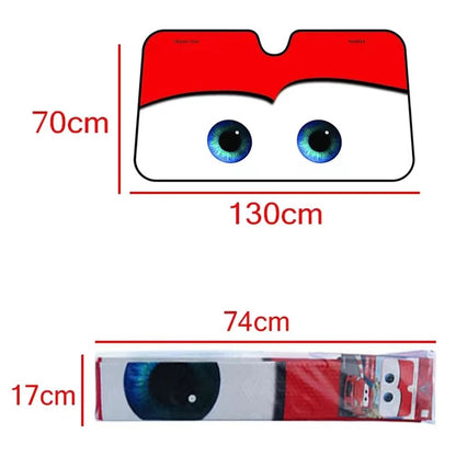 Eyes Heated Windshield Sunshade  4Color UV  Heat Protection Cover 1