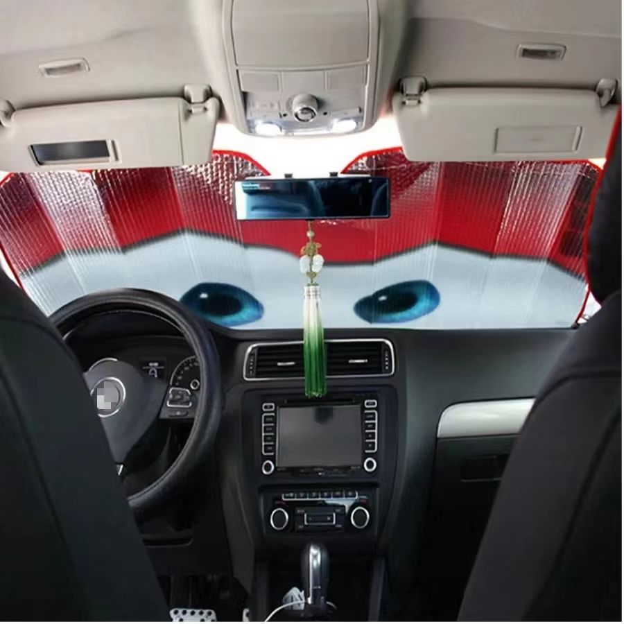 Eyes Heated Windshield Sunshade  4Color UV  Heat Protection Cover 2