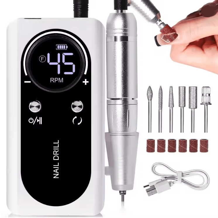 ProNail 45000RPM Electric Nail Drill Machine Rechargeable And Portable 3