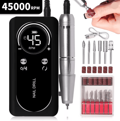 ProNail 45000RPM Electric Nail Drill Machine Rechargeable And Portable 5