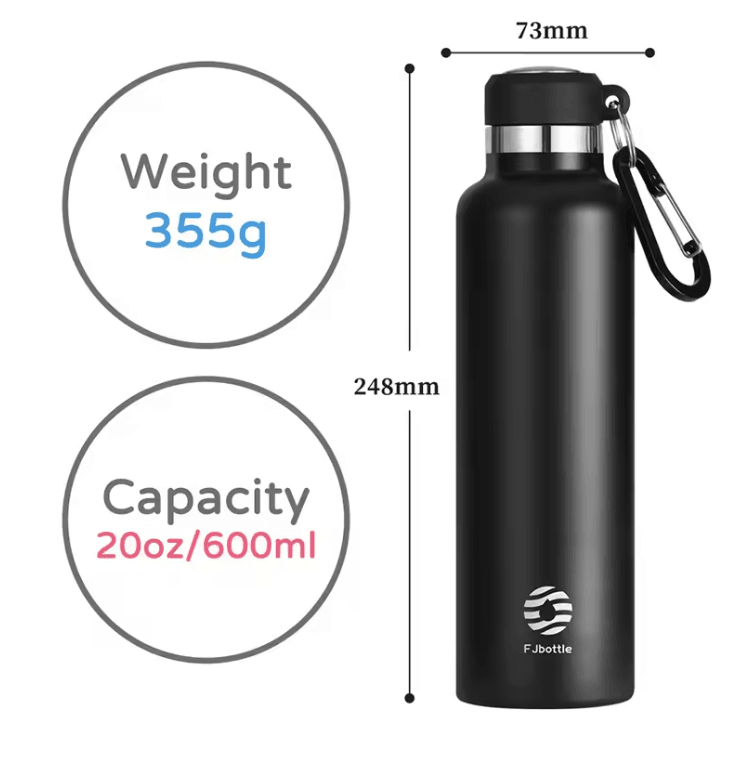 FEIJIAN Stainless Steel Thermal Water Bottle 2
