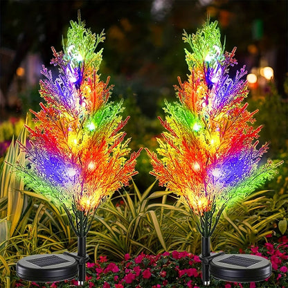 Solar Powered Christmas Pine Tree Garden Light 3