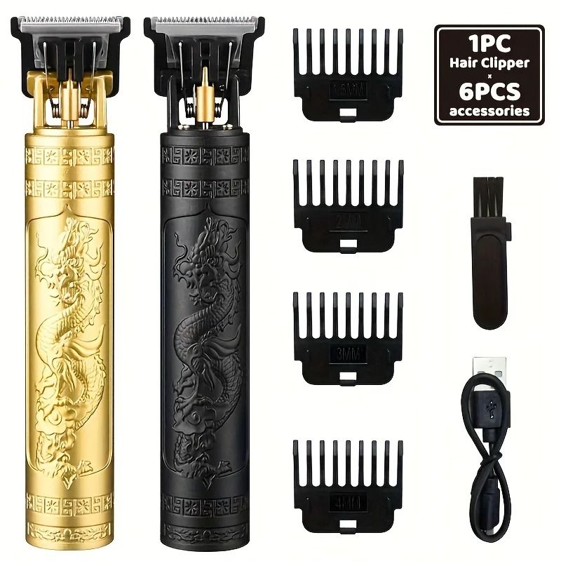 Wireless USB Rechargeable Hairdressing Kit and Beard Trimmer Set