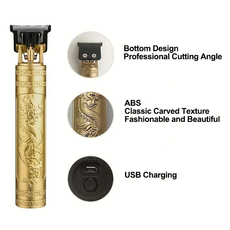 Wireless USB Rechargeable Hairdressing Kit And Beard Trimmer Set 3
