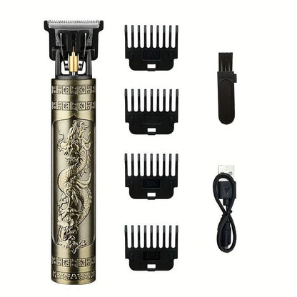 Wireless USB Rechargeable Hairdressing Kit And Beard Trimmer Set 7