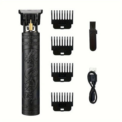 Wireless USB Rechargeable Hairdressing Kit And Beard Trimmer Set 8