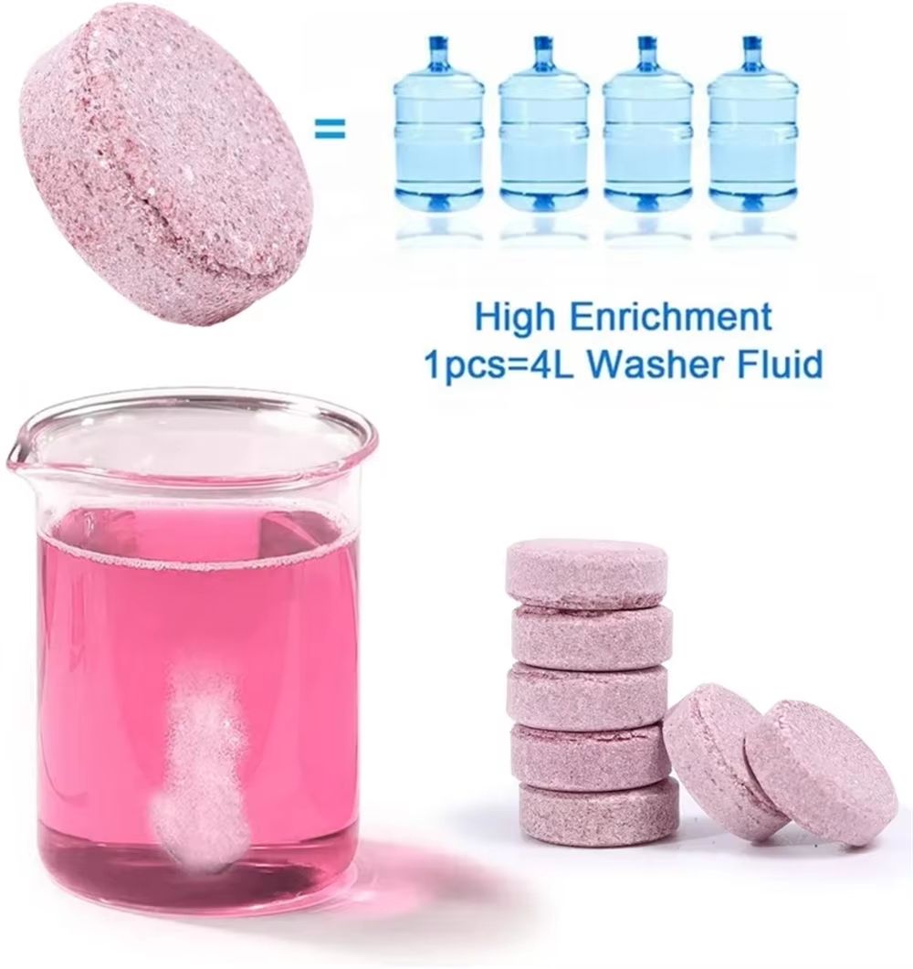 ClearView Effervescent Windshield Washer Tablets  Concentrated Glass Cleaning Tablets For Car  Auto 1