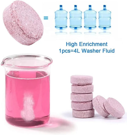 ClearView Effervescent Windshield Washer Tablets  Concentrated Glass Cleaning Tablets For Car  Auto 1