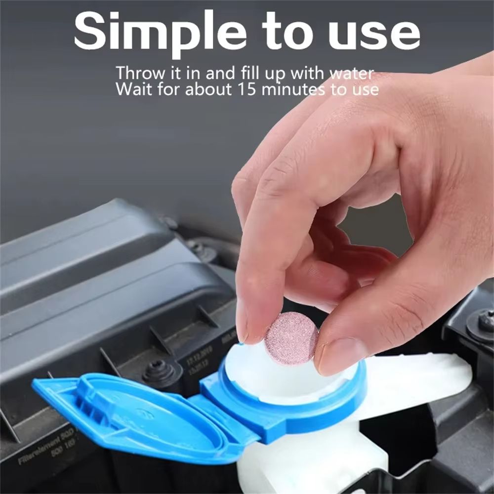 ClearView Effervescent Windshield Washer Tablets  Concentrated Glass Cleaning Tablets For Car  Auto 2