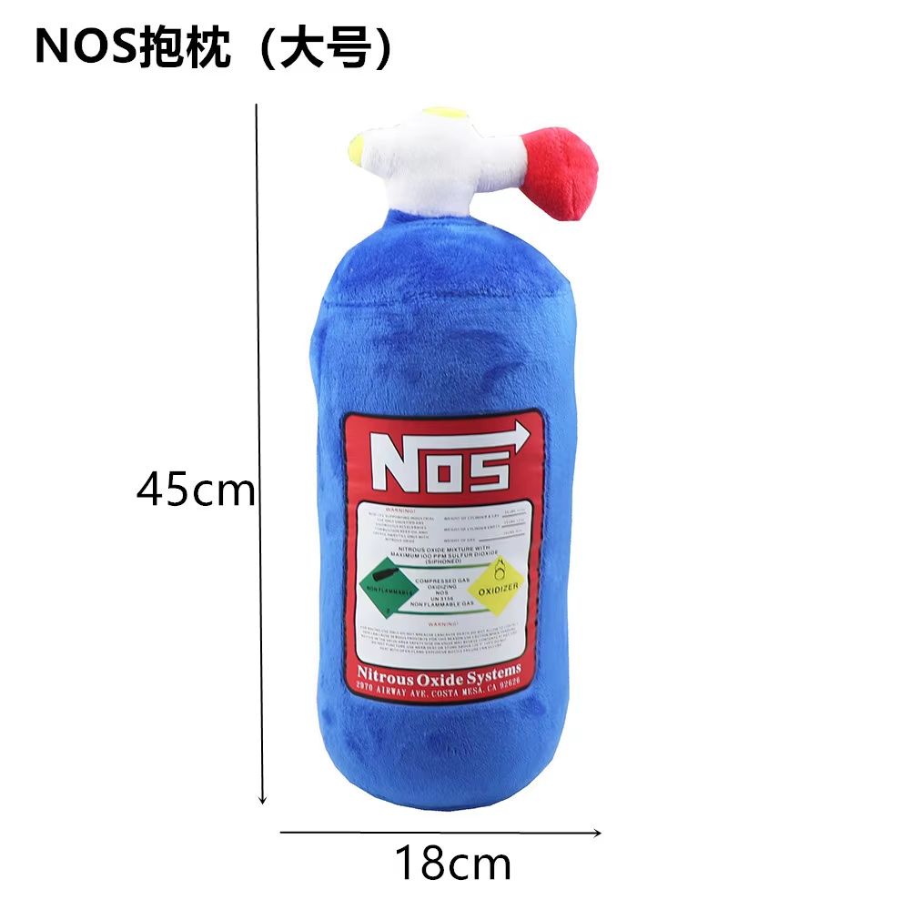 SpeedStyle NOS Bottle Plush Cushion  JDM Car Decor Neck  Back Headrest Pillow 7