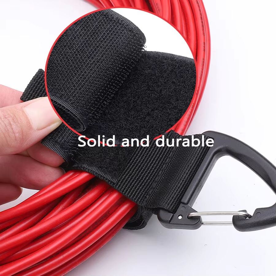 ProTidy HeavyDuty Nylon Cord Organizer Straps  TriangleBuckle Cable  Hose Management Belts Pack 3