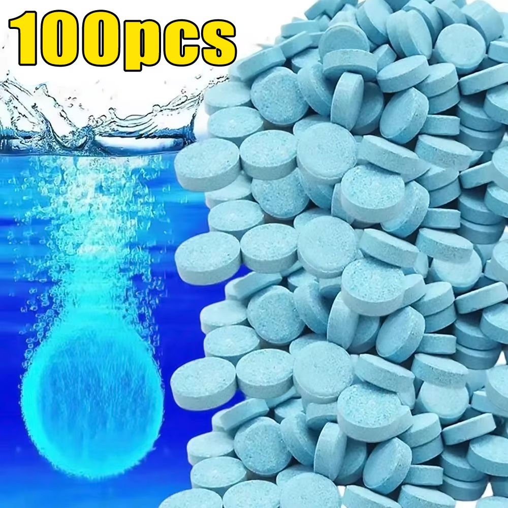 ClearDrive Effervescent Windshield Washer Tablets – Concentrated Auto Glass Cleaning Tablets for Car & Vehicle
