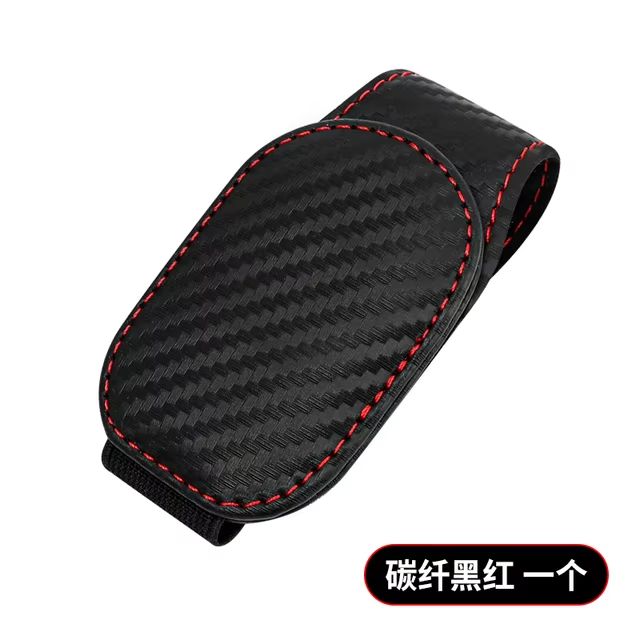 DriverLux Magnetic Leather Eyeglass  Ticket Clip  Universal Car Visor Sunglasses Holder 9