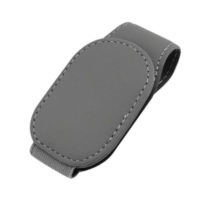 DriverLux Magnetic Leather Eyeglass  Ticket Clip  Universal Car Visor Sunglasses Holder 6