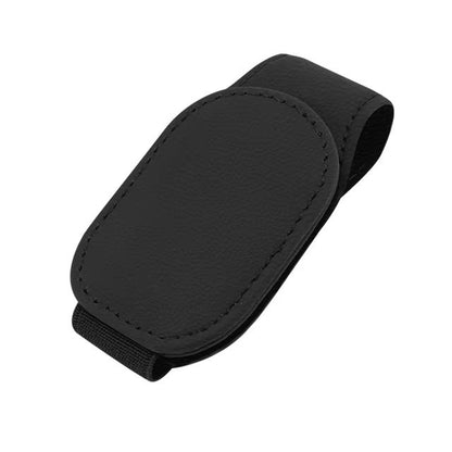 DriverLux Magnetic Leather Eyeglass  Ticket Clip  Universal Car Visor Sunglasses Holder 7