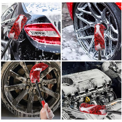 UltraPlush Wheel Woolies Brush  Soft Alloy  Motorcycle Wheel Cleaning Tool For Detailers 4