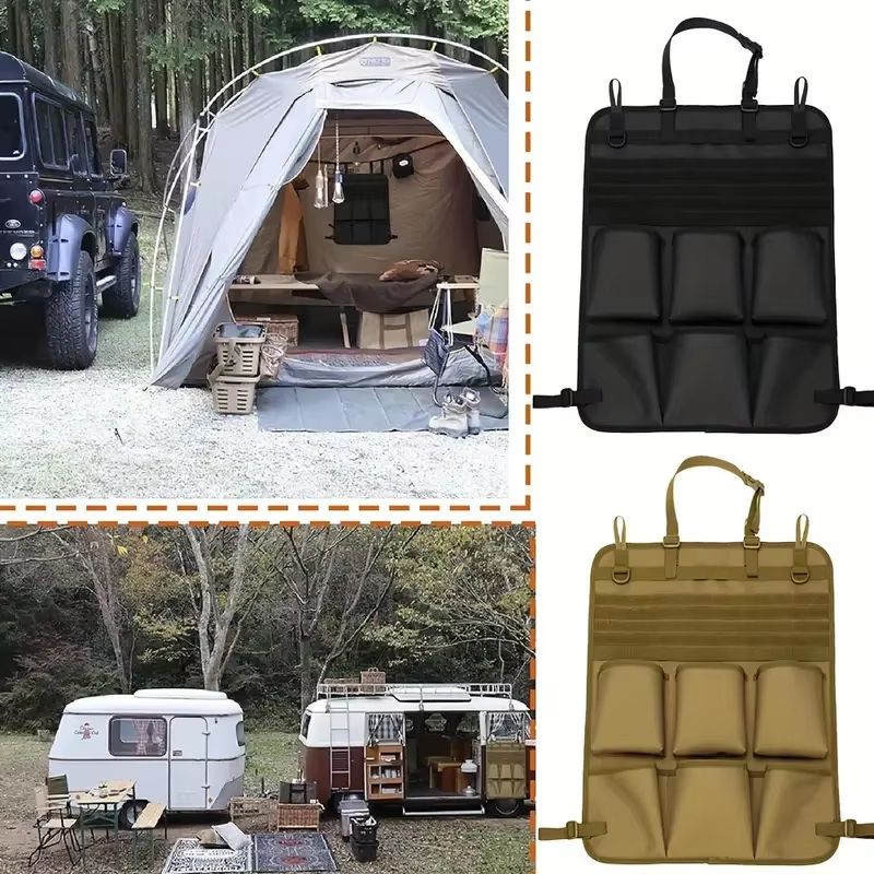 TactiVault SeatBack Organizer Bag  Multifunction Camo Hanging Storage For Car Interior 4
