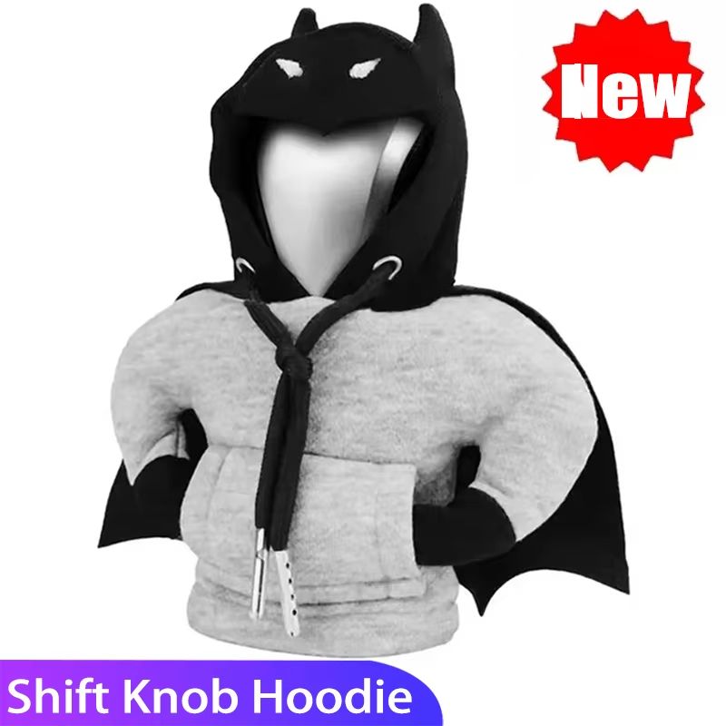 CozyShift Universal Gear Knob Hoodie Cover (Car Gear Shift Knob Cover Sweatshirt)