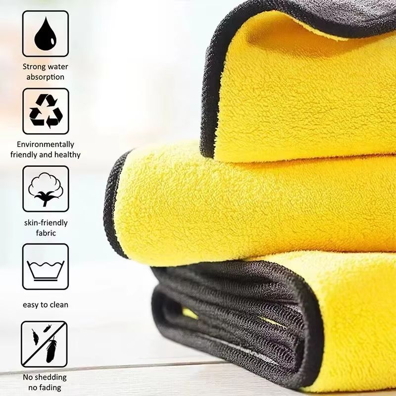 UltraSoft Microfiber Car Detailing Cloths  10Pack HighAbsorbency Wash  Dry Towels 1