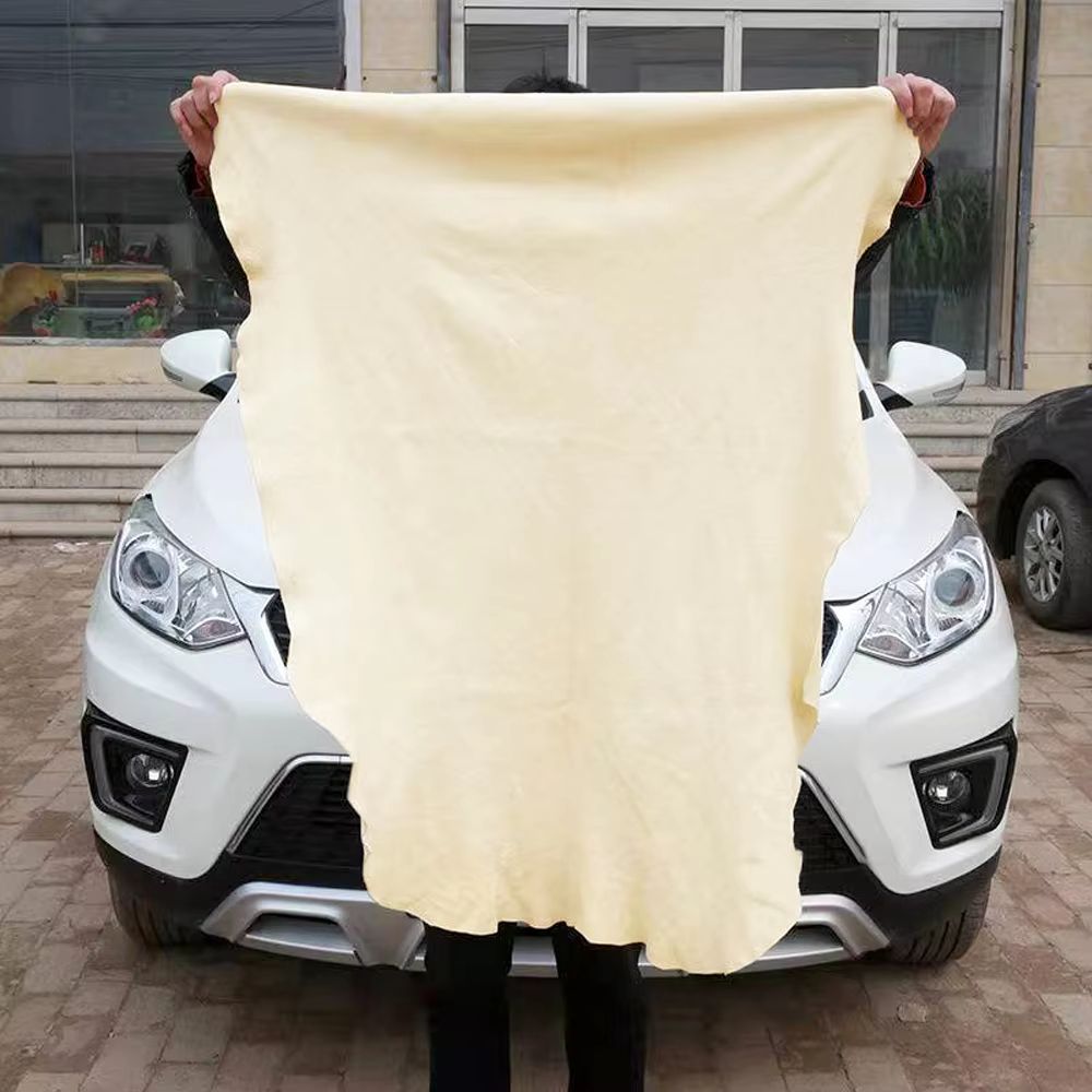 Ultra Absorb Pro Chamois Leather Cleaning Towel – Quick-Dry for Car, Home & Glass