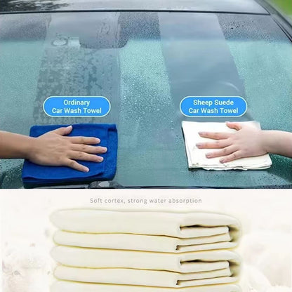 Ultra Absorb Pro Chamois Leather Cleaning Towel  QuickDry For Car Home  Glass 2