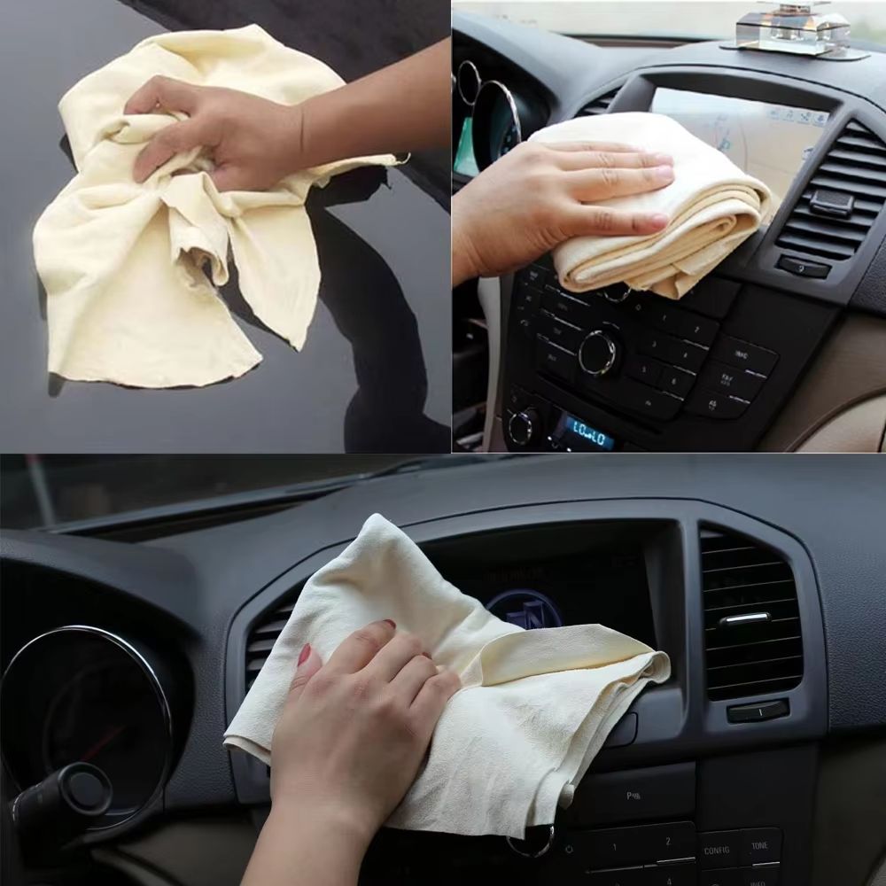 Ultra Absorb Pro Chamois Leather Cleaning Towel  QuickDry For Car Home  Glass 3