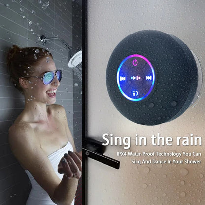 Portable Wireless Bluetooth Speaker LED IPX4 Waterproof Loudspeaker Outdoor Mini Stereo Sound Box