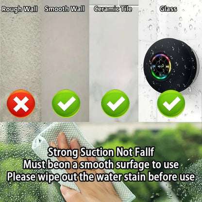 Portable Wireless Bluetooth Speaker LED IPX4 Waterproof Loudspeaker Outdoor Mini Stereo Sound Box 3