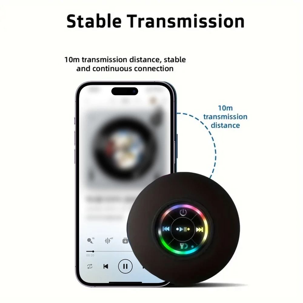 Portable Wireless Bluetooth Speaker LED IPX4 Waterproof Loudspeaker Outdoor Mini Stereo Sound Box 4