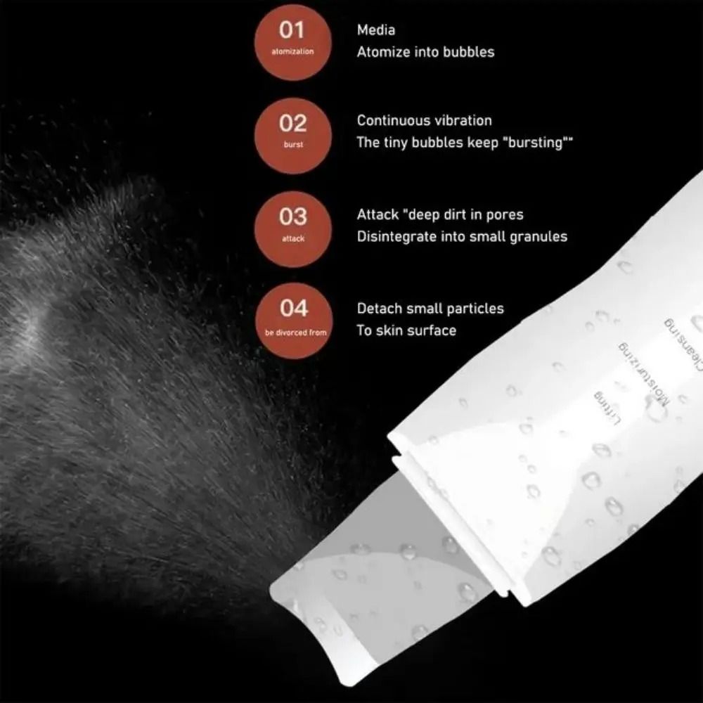 Ultrasonic Skin Scraper Pore Cleaning Facial Deep Cleaning Machine 2