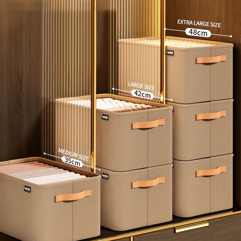 UltraThick Fabric Clothes Storage Box For Sweaters Jeans  Pants 1
