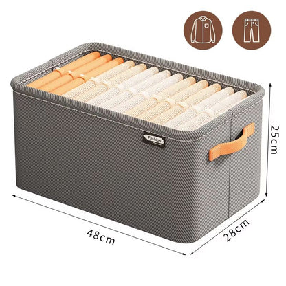 UltraThick Fabric Clothes Storage Box For Sweaters Jeans  Pants 7