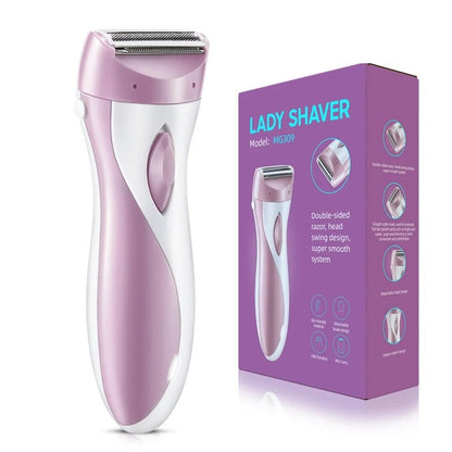 Rechargeable Womens Electric Razor USB Full Body Hair Removal Shaver for Armpit, Bikini, and Legs