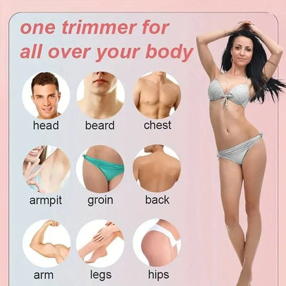 Rechargeable Womens Electric Razor USB Full Body Hair Removal Shaver For Armpit Bikini And Legs 4