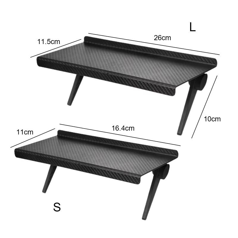Adjustable ScreenTop Storage Shelf For TV  Monitor RouterAccessory Organizer 5