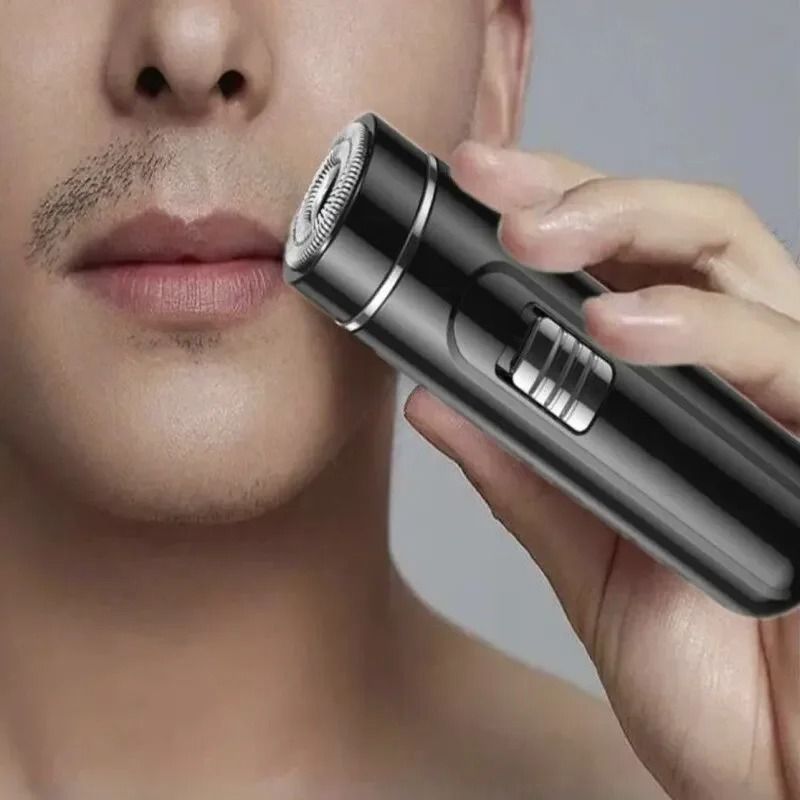 Compact USB Rechargeable Wet and Dry Electric Razor for Men Travel Car Home