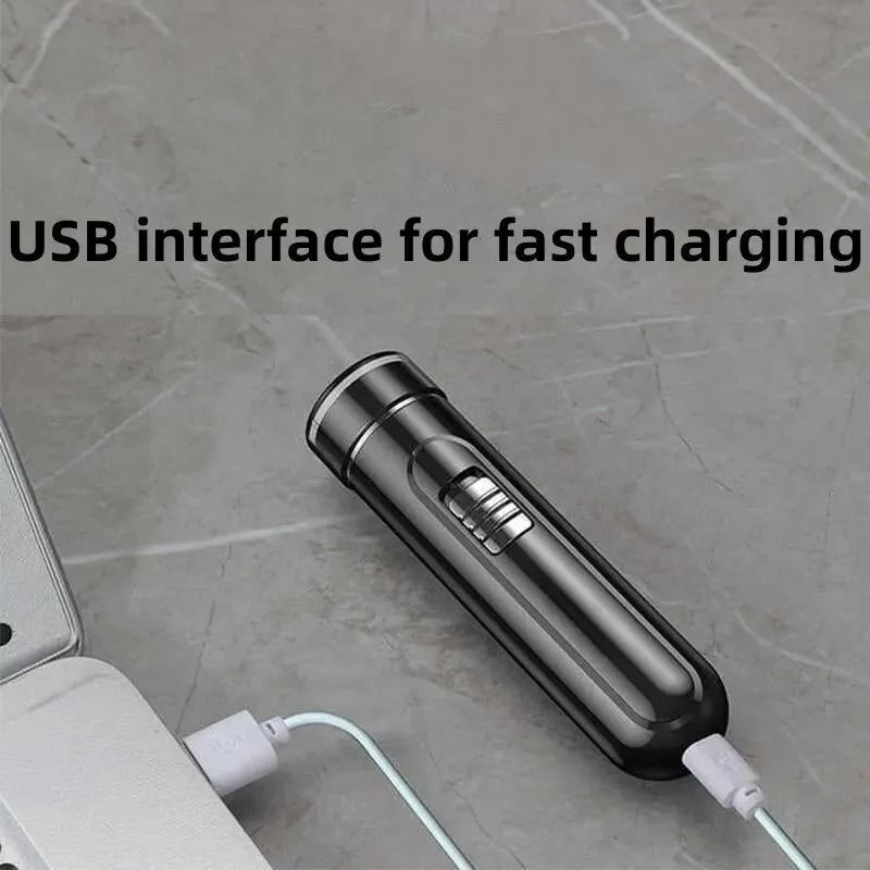 Compact USB Rechargeable Wet And Dry Electric Razor For Men Travel Car Home 3