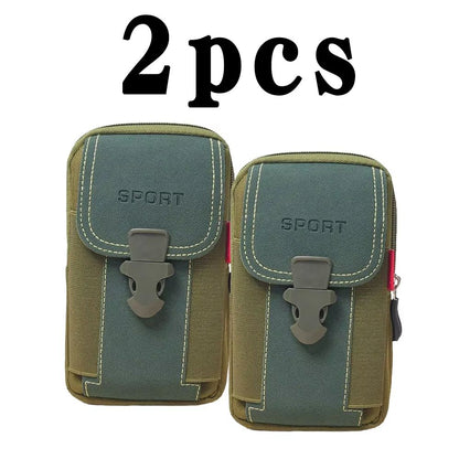 TactiGear Mens Tactical Molle Phone Holster Belt Pouch Waist Bag  Card Holder 12