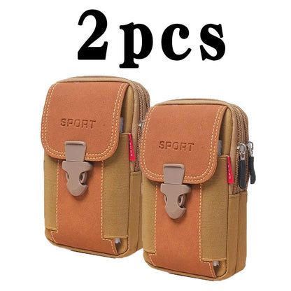 TactiGear Mens Tactical Molle Phone Holster Belt Pouch Waist Bag  Card Holder 14