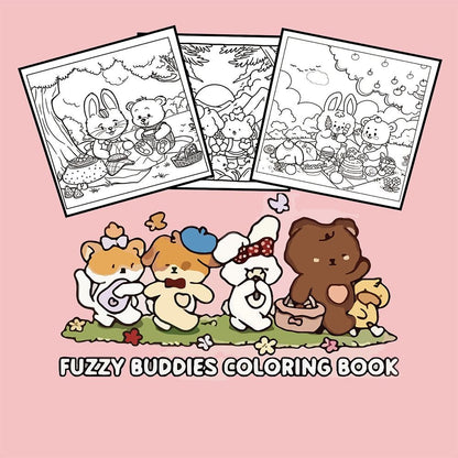 Creative Cartoon Coloring Book Stress Relief For Adults Educational Montessori Drawing Toy Paperbac 1