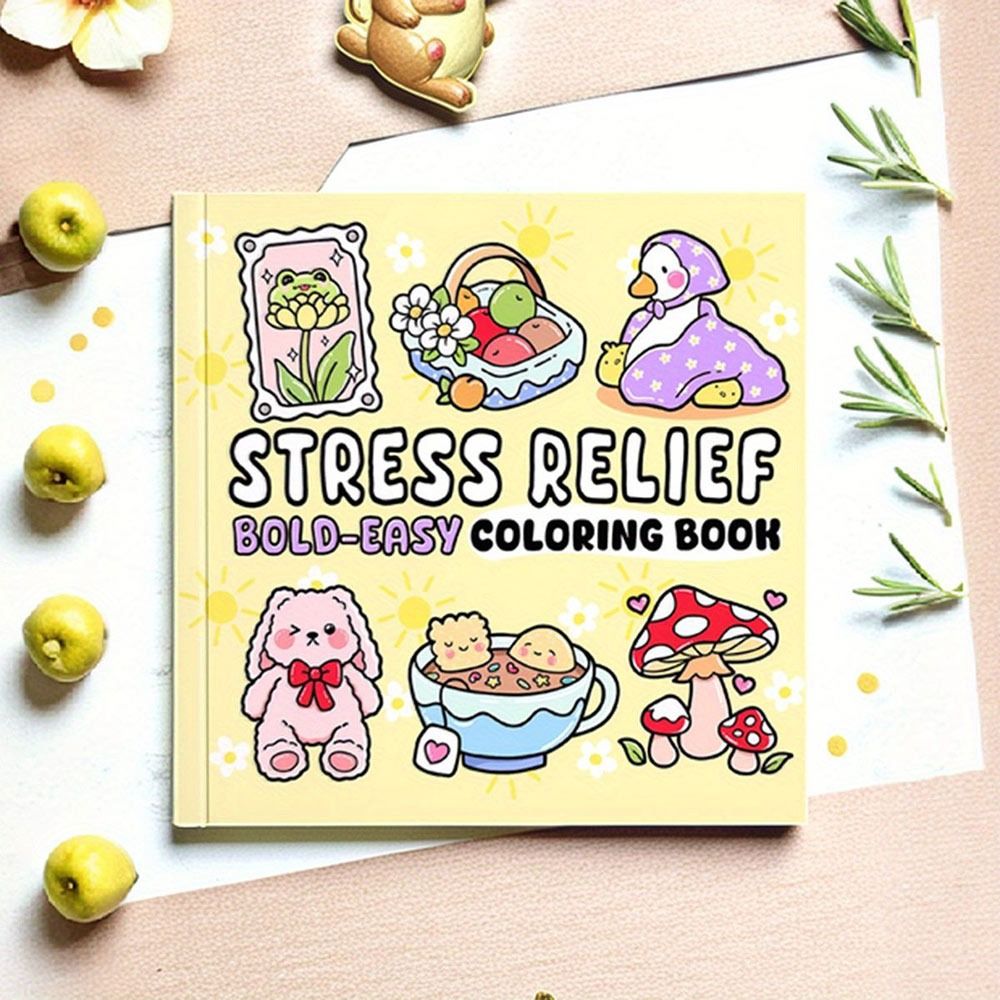 Creative Cartoon Coloring Book Stress Relief For Adults Educational Montessori Drawing Toy Paperbac 4