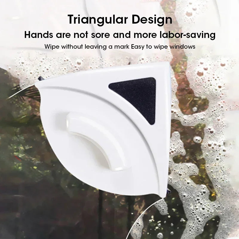 Home Multifunctional High Rise Window Cleaner, Magnetic Double Layer Glass, Strong Grip, Automatic Drainage