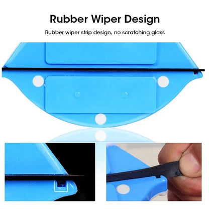 Home Multifunctional High Rise Window Cleaner, Magnetic Double Layer Glass, Strong Grip, Automatic Drainage