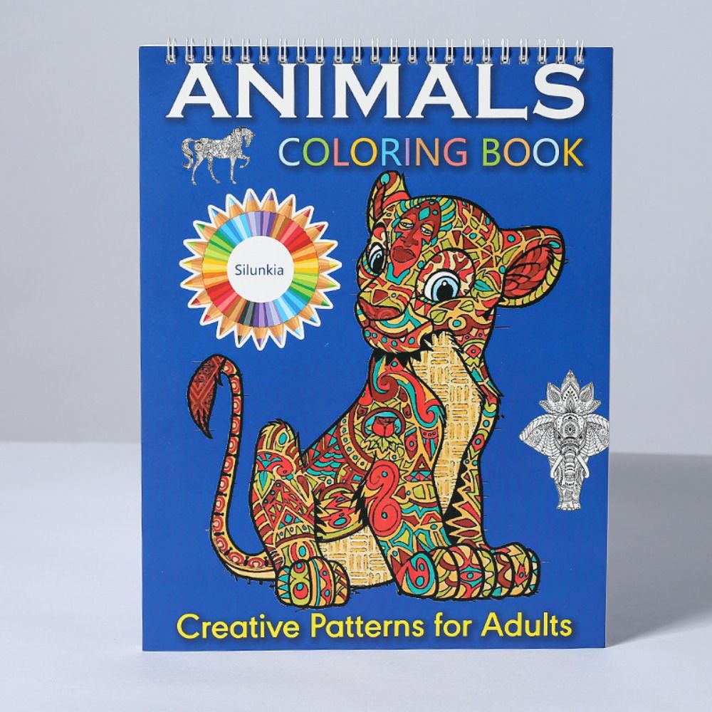 Kids Coloring Book, Exquisite Mandala, Bird, and Butterfly Pictures, Single Side Removable Watercolor Painting Pages