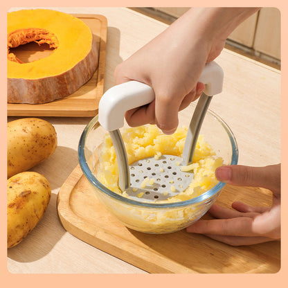 Durable Potato Ricer, Manual Potato Masher, Fruit Juicer Kitchen Gadgets, Kitchen Vegetable Masher With Non-Slip Handle