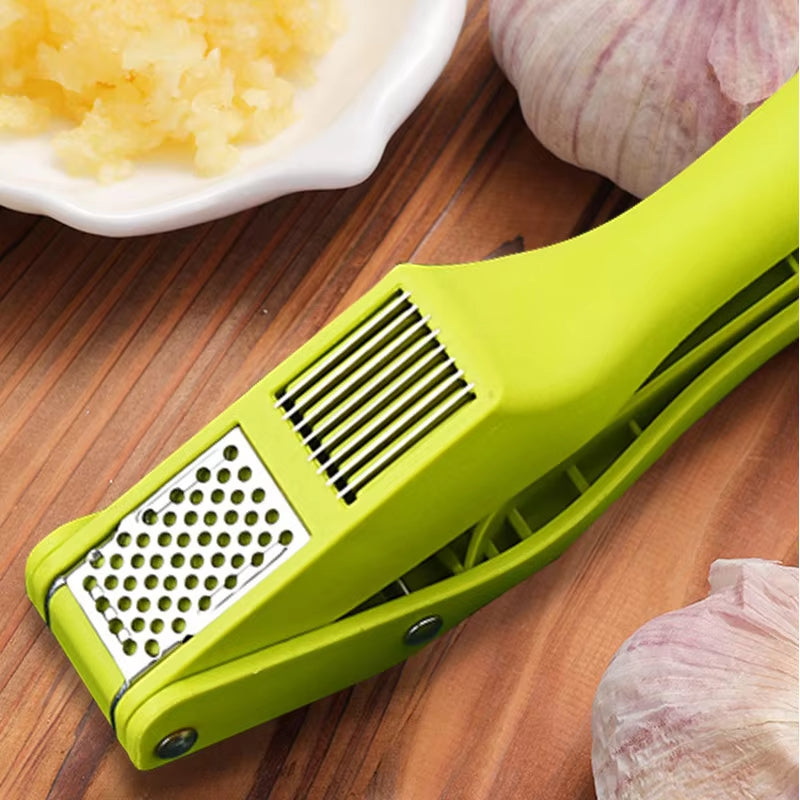 2 In 1 Multifunctional Manual Pull Type, Practical Garlic Press, Garlic Punch Kitchen Gadget Cooking Accessories
